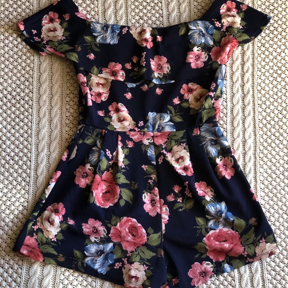 FLORAL ROMPER - Picture 4 of 4
